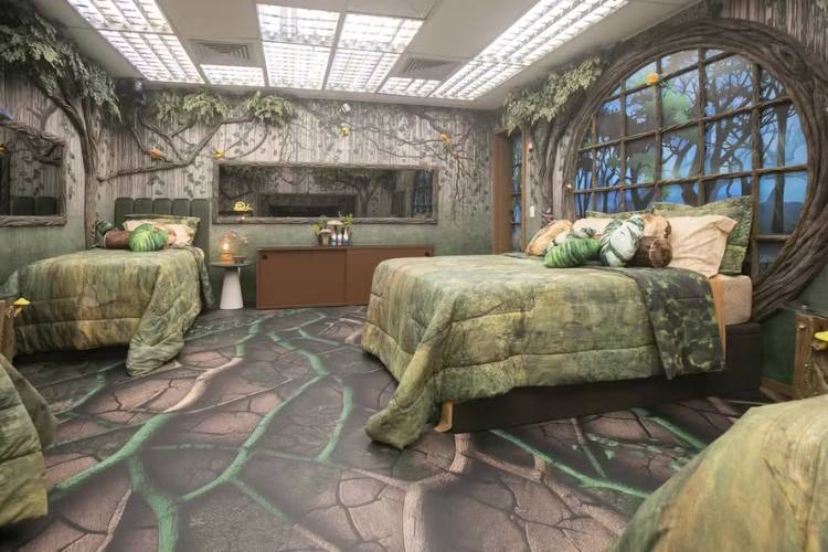 Outro ângulo do quarto dos gnomos. 