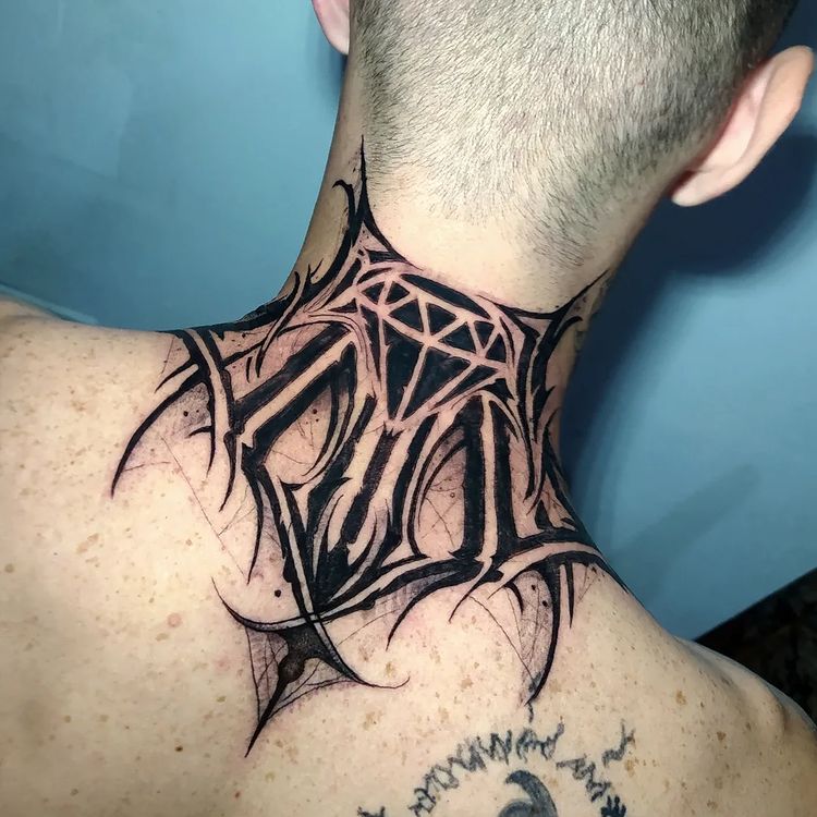 tatuagem de diamante