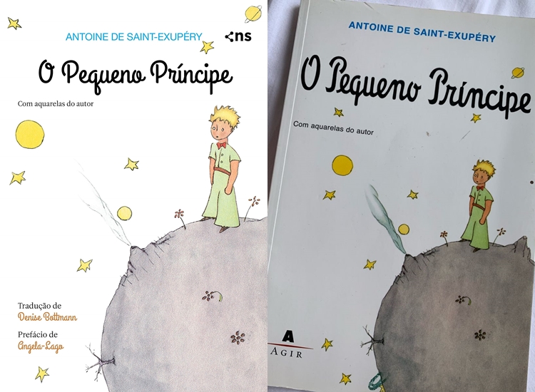 Livro O Pequeno Príncipe. Foto do livro O Pequeno Príncipe.