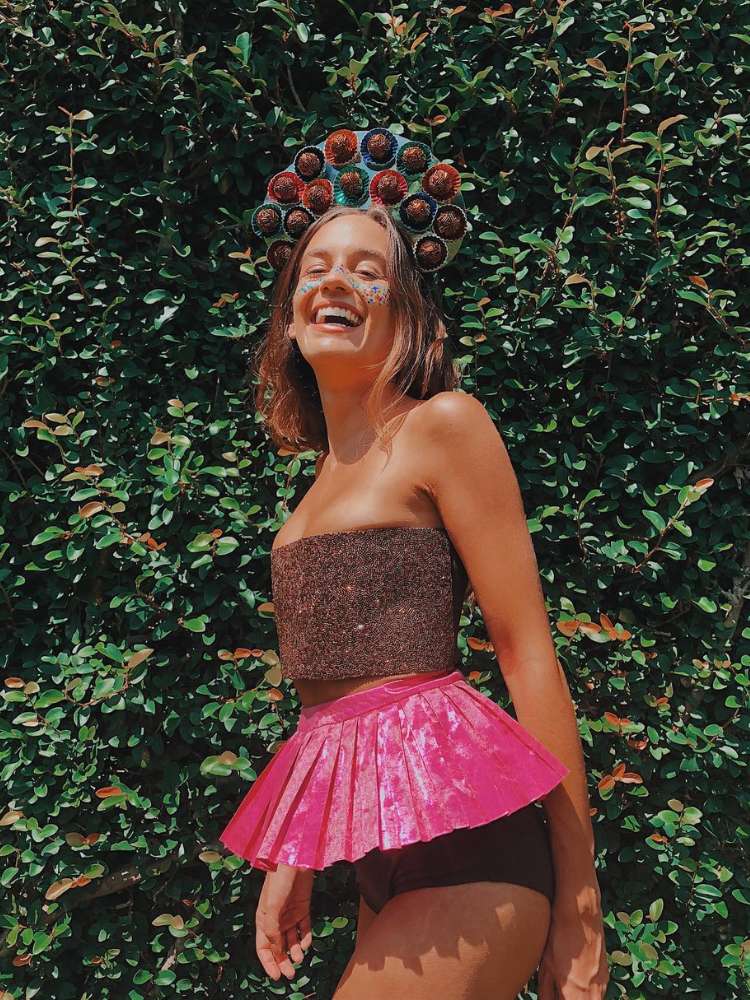 Opção de look para bloco de carnaval