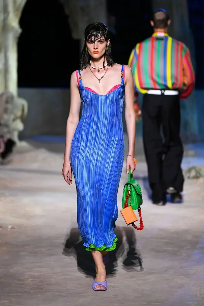 vestido azul