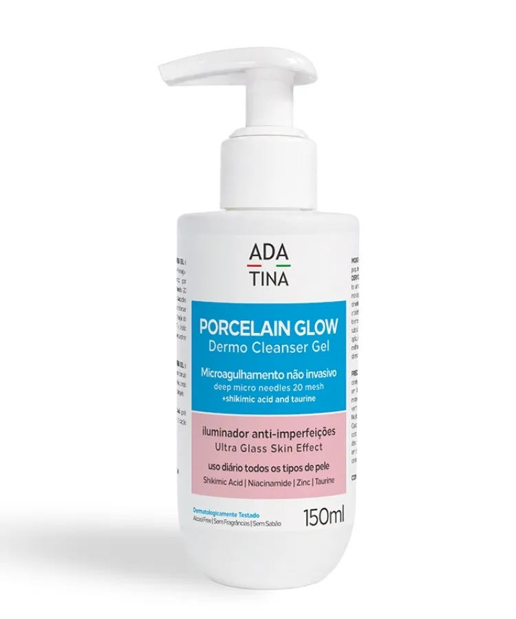Lançamentos de beleza de julho de 2026: Porcelain Glow Dermo Cleanser Gel da ADA TINA