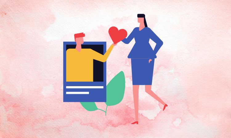 ilustração de mulher praticando curving