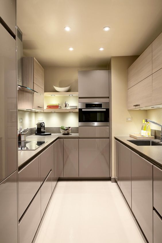 Cozinha pequena decorada minimalista