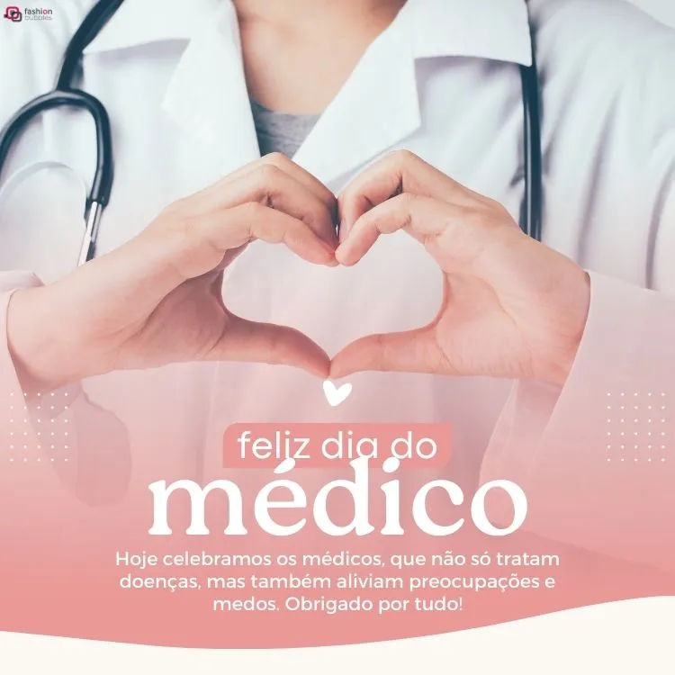 Hoje celebramos os médicos, que não só tratam doenças, mas também aliviam preocupações e medos. Obrigado por tudo!