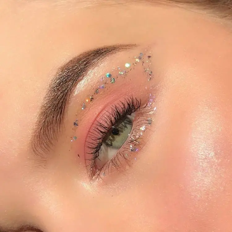 delineado gráfico de glitter