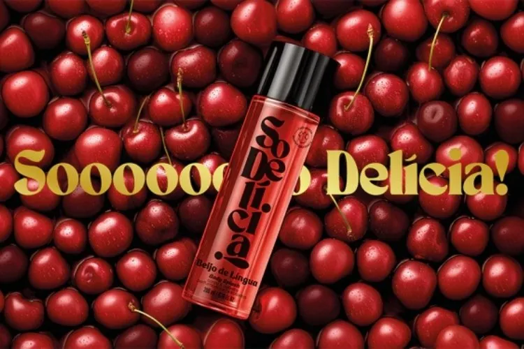 Body splash So Delícia! na fragrância Beijo de Língua