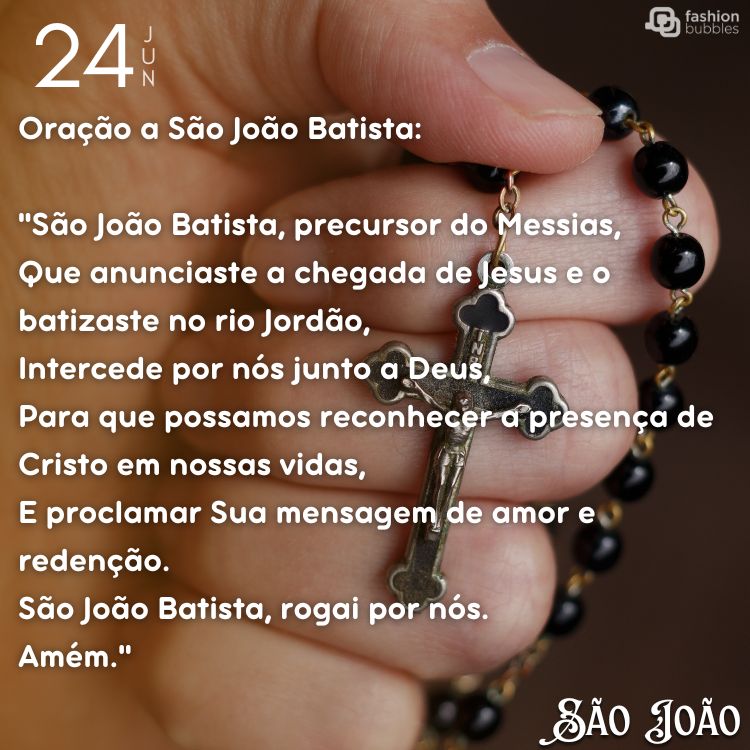 oração para o dia de são joão
