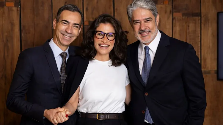 William Bonner apresentará o Globo Repórter em 2026, junto com Sandra Annenberg.