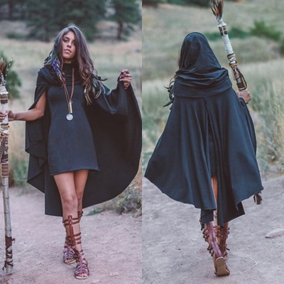 Capas de Halloween preta
