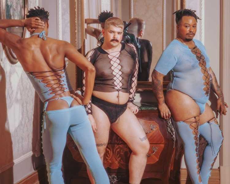 Foto de modelos usando peças da marca Bold Strap.