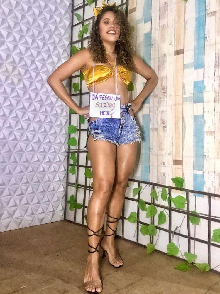 Opção de look para bloco de carnaval