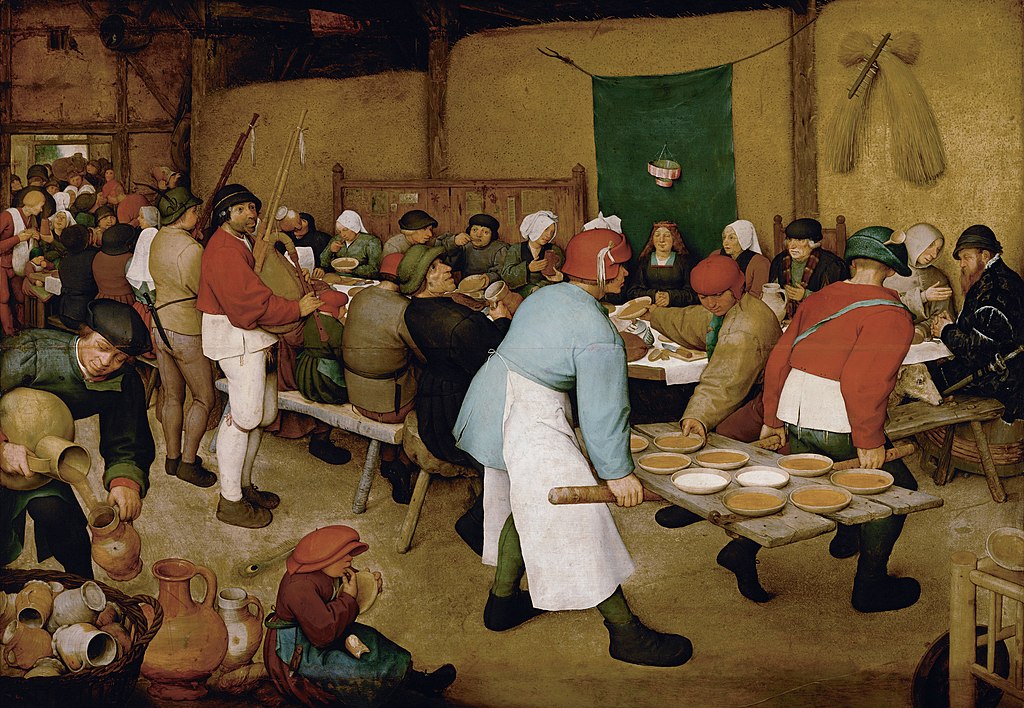 O casamento camponês, 1566-69. 