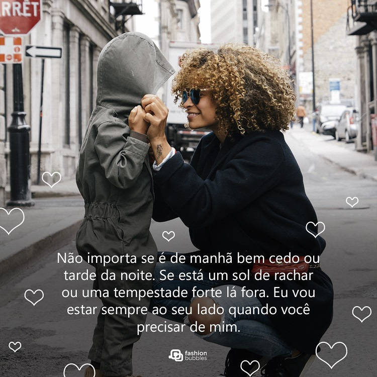 foto de mãe e filho