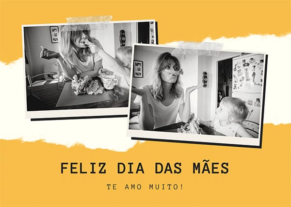 Cartão feliz dia das mães